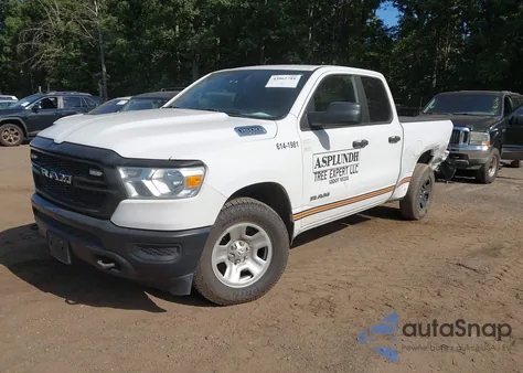 2021 Ram 1500 Tradesman 4X4 6'4 Box из США, поврежденный, VIN 1C6SRFCT6MN817223